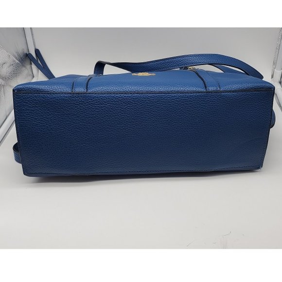 Coach May Tote with Signature Canvas Detail Blue - Picture 5 of 7